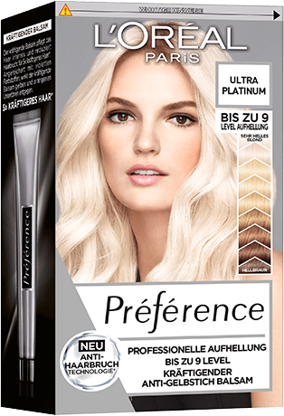 Préférence 9L Bleach Ultra Platinum Packshot